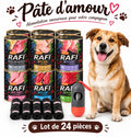 Pâte d’Amour – Lot de 24 pâtées RAFI pour chien