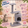 Arbre à Chat Gris – Griffoir, Jeu & Repos 🐾