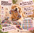 Jouets en corde pour chien – Lot de 20 pièces – Couleurs aléatoires