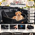Siège auto confortable et sécurisé pour chien – Noir