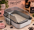 🐱 Maison de toilette pour chat – Pâtes d’amour 🐾