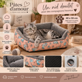 🐾 Petit Nid Douillet – Lit Moelleux pour Chiens & Chats