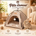 Tente douillette pour lapin et petits animaux – Pâte d’amour