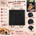 🚗🐶 Housse de protection pour siège de voiture – Pâtes d’amour 🐾💕